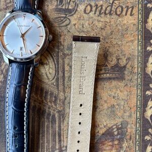 Silver and Black Men's Watch